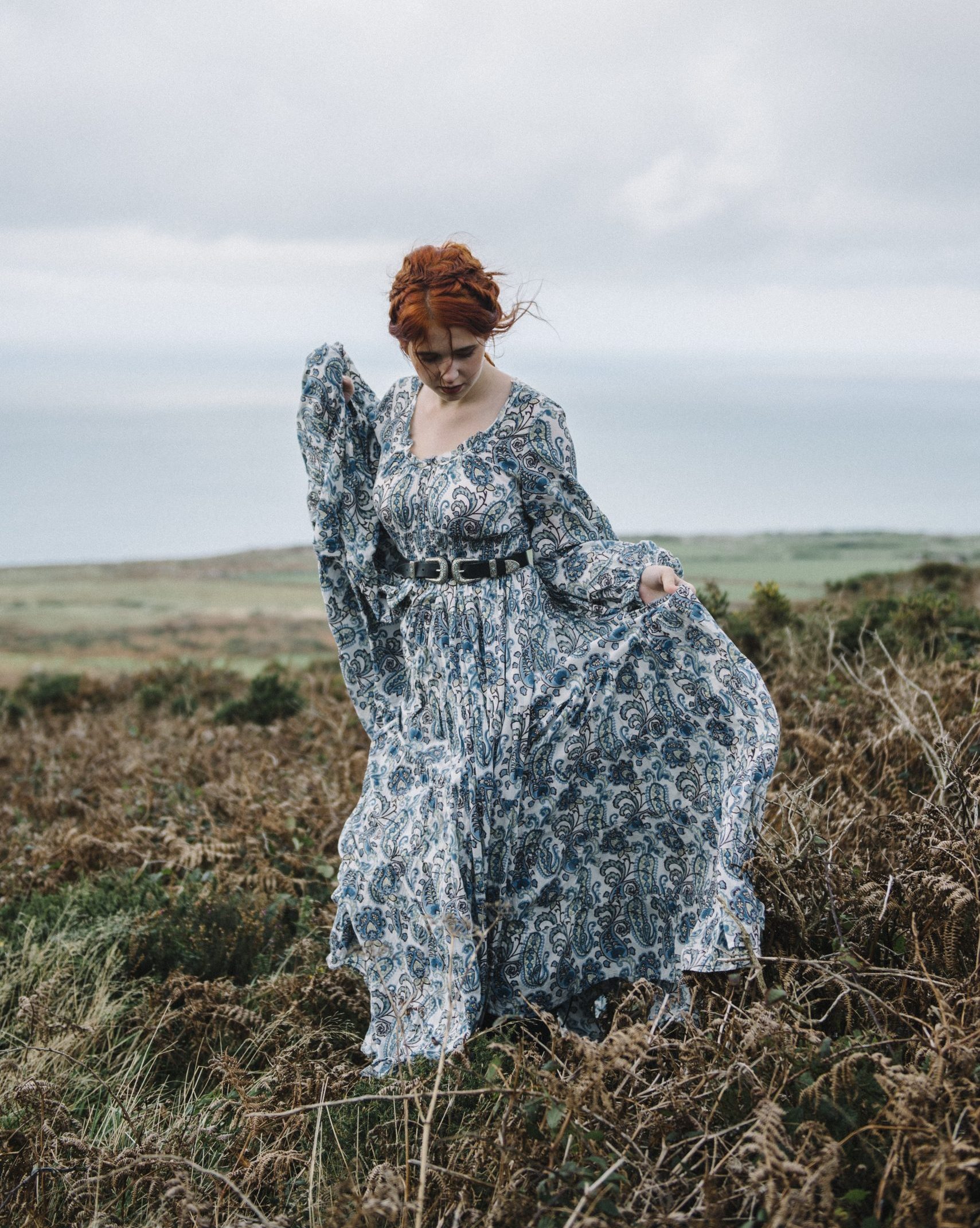 Blue Pattern Dress