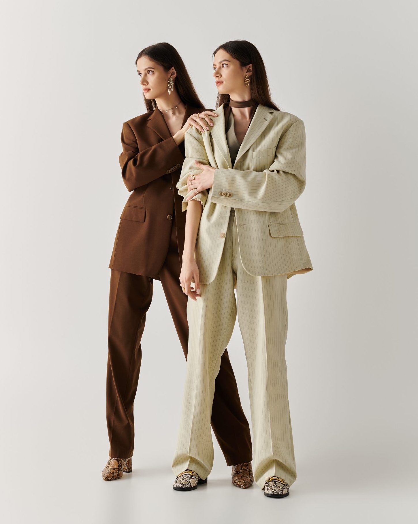 Beige Suit Trousers