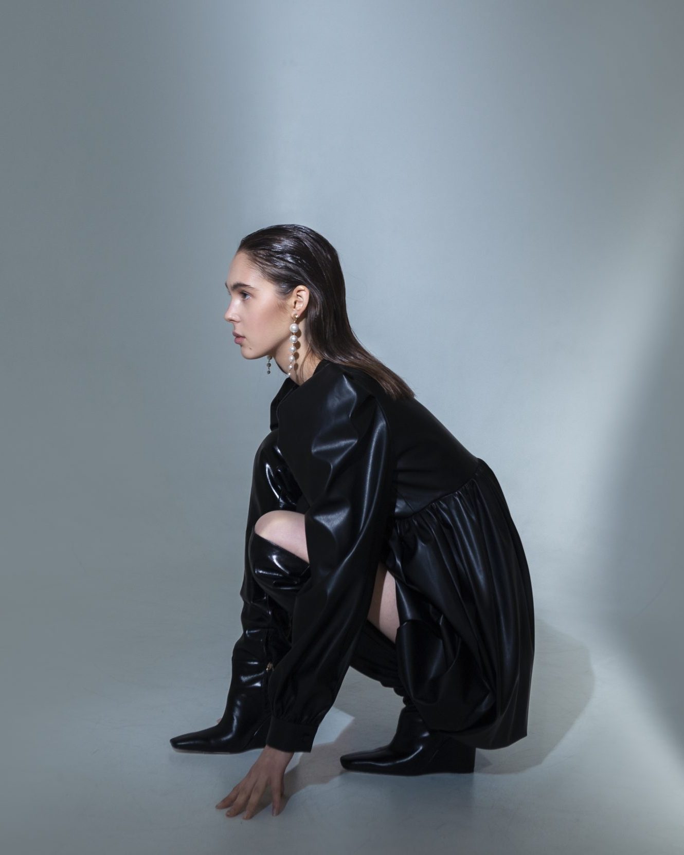 Black Leather Dress