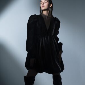 Black Leather Dress