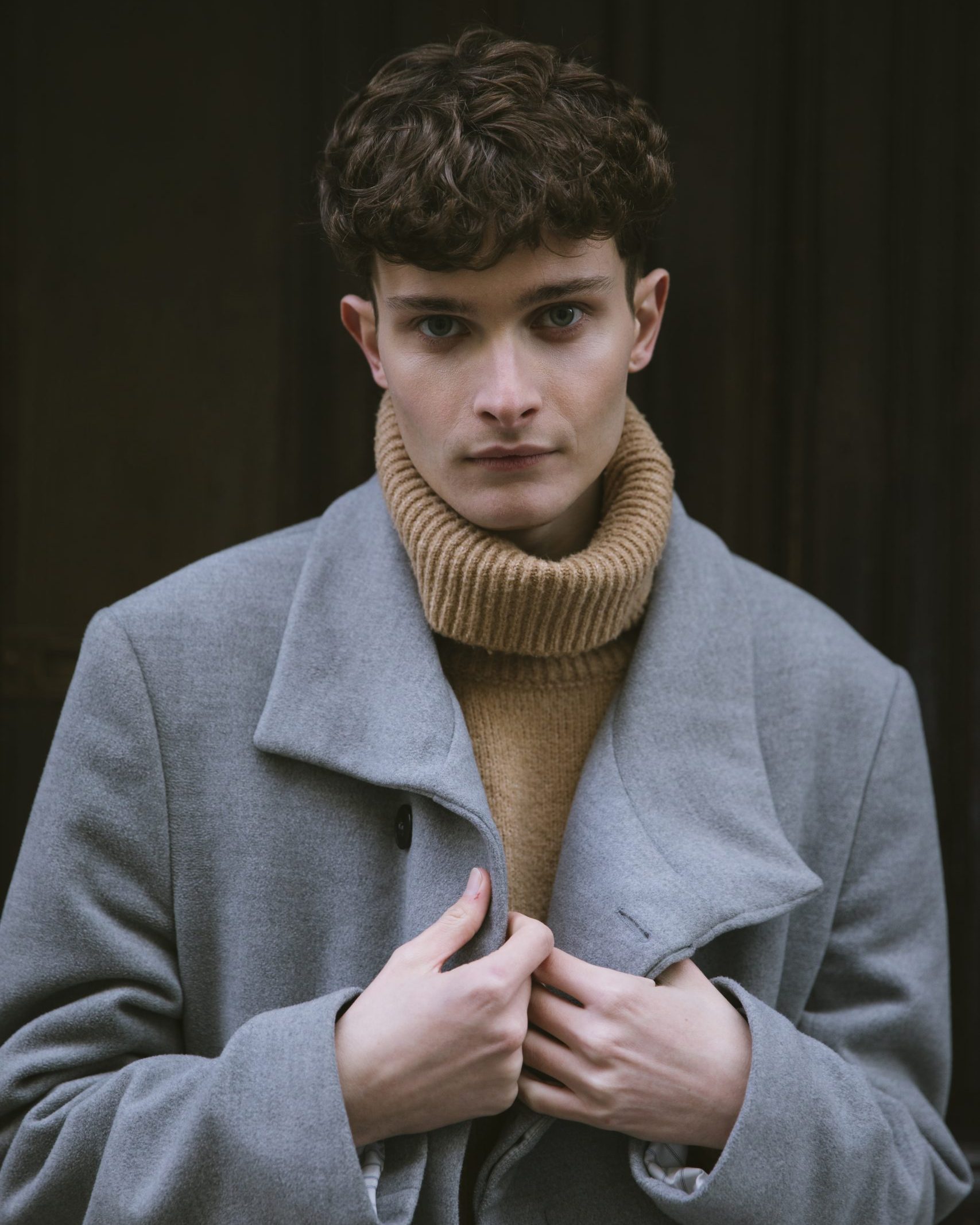 Grey Oversized Coat