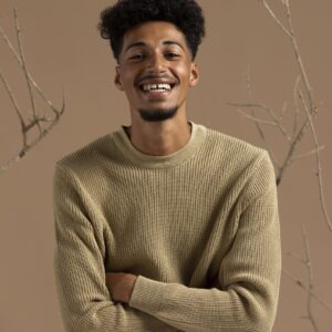 Beige Knitted Sweater