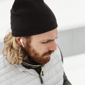 Black Knitted Beanie
