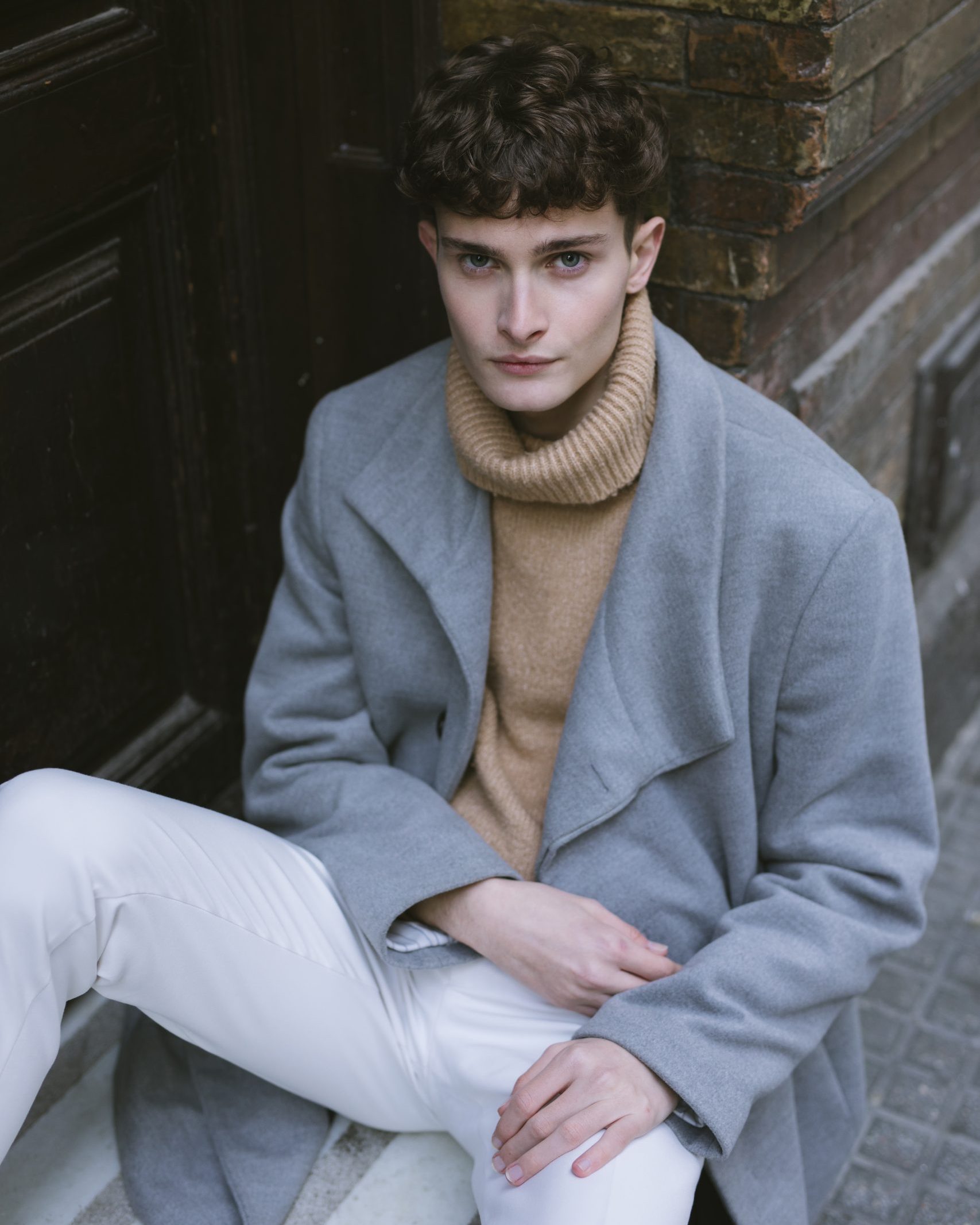 Grey Oversized Coat